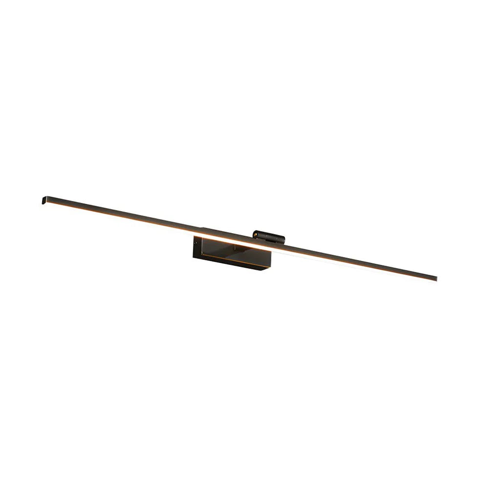 Lumara Rotatable LED Vanity Light Bar | Black & Copper | Qonforta