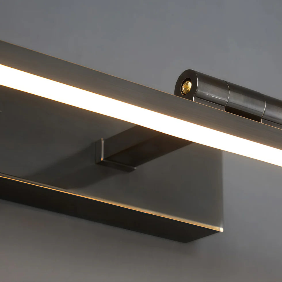 Lumara Rotatable LED Vanity Light Bar | Black & Copper | Qonforta